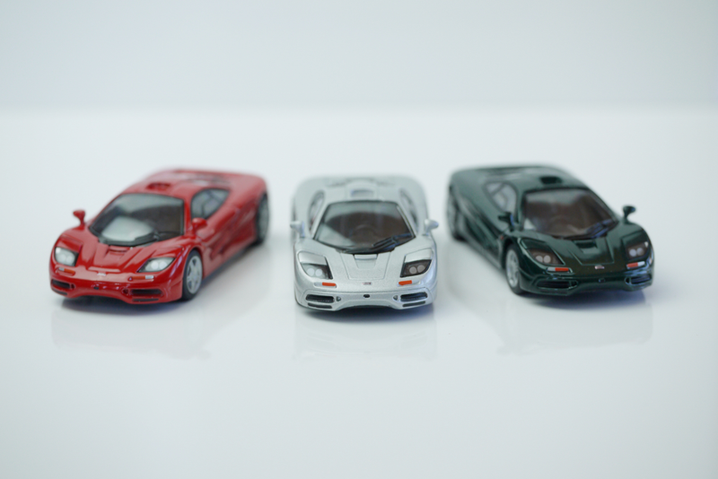 Illustration for article titled Kyosho British Sports Car collection 1/64 # 76 - Project Speeding Kiwi # 1 - 1998 McLaren F1